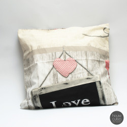 SMALL PILLOWCASE WITH "LOVE...